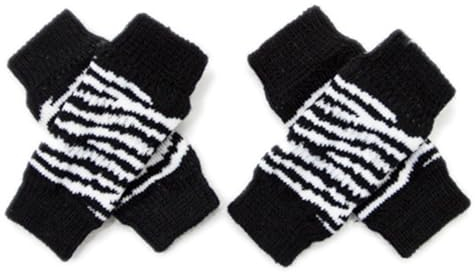Beinstulpen für den Winter, für Hunde, Zebramuster, Leopardenmuster, rutschfest, 4 Stück