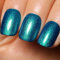 FireDeep Vernis à ongles bleu chatoyant 16ML Vernis à ongles bleu ciel pailleté Manucure UV/LED DIY à la maison 1Pcs
