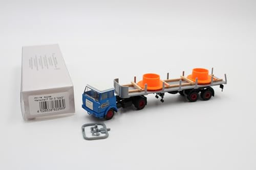 Brekina Henschel F161S Rungensattelzug der G&G mit Ladegut Nr. 82256 1:87