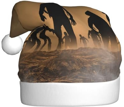 Vanani Viele Zombie-Weihnachtsmützen, Unisex, Plüsch, bequeme Weihnachtsfeier-Hüte, Neujahrs-Party-Dekorationen