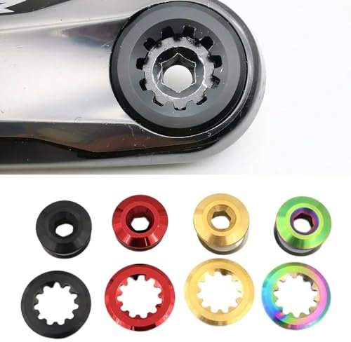 Bicicletta Titanio Lega Manovella Vite Bolt per Shimano XTR FC-M9100 Doppia Manovella, Ciclismo Guarnitura Accessori