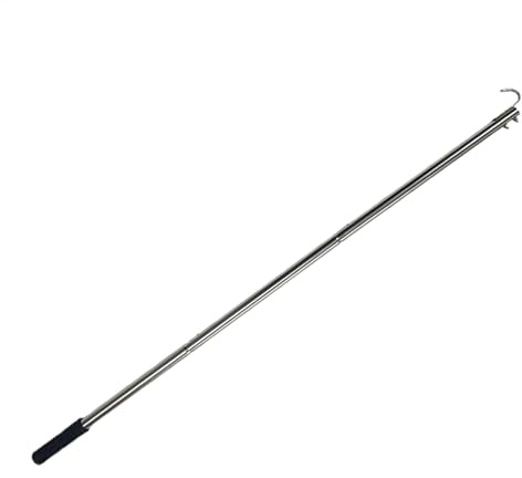 zwxqe - Gancio per mansarda per mansarda, multifunzione, gancio regolabile per scala, gancio retrattile per scala, lunghezza 101,6 cm