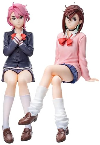 Epitome Ayase Momo Figure Shiratori Action Figure DAN DA DAN Anime Manga Statue 15 cm Postura Seduta Modello PVC Decorazione da Scrivania Collezione Regali per i Fan (Shiratori+Ayase Momo)
