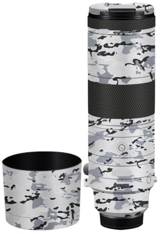 200-800 6.3-9 Skin Lens Camera Skin Wrap Vinyl Protective Sticker Photography Accessories for Canon RF200-800mm F6.3-9(Snow Camouflage)