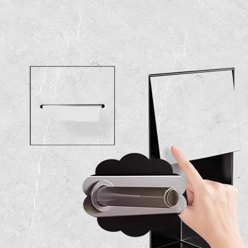 Vibeo Niche Douche Encastrable Petit Porte-Papier Toilette Encastré à Fermeture Magnétique, Niche Murale Étanche pour Papier Toilette, Insert de Niche Invisible pour Mouchoirs