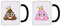 Tasse King & Queen of Poop Emoji 2 Kaffeebecher - 0085 schwarz