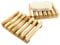 KLEO 87/5000 Porte Savon | Accessoires de Bain | Accents de Bain | Plateau de Savon | Trousse à Savon en Bois - Ensemble de Deux