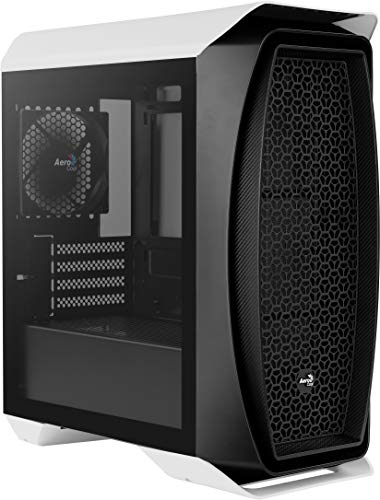 Aerocool AEROONEMINI, Boîtier PC Micro ATX, panneau frontal et latéral, Blanc