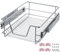 TecTake® Cajón Telescópico, Bandeja Extraible Armario, Rieles Extensibles, Organizador Cocina, Organizador Armario Cocina, Cajon Telescopico Cocina - 1 Cajón, Apto para armarios de 40 cm