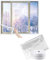 LIBRNTY Film isolant pour fenêtre, intérieur résistant à la chaleur,kit isolant pour porte et fenêtre,Film de survitrage thermo Cover transparent1.2m x 2m,Essentiel d'hiver (120cmX200cm)