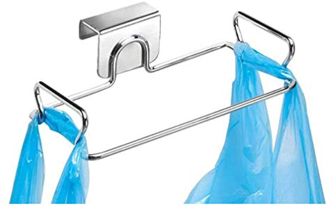 Soporte Para Bolsa De Basura Fácil De Colgar,Estante De Basura De La Oficina De La Cocina Del Acero Inoxidable, Se Utiliza Oara Colgar Basura, Toallas, Trapos, Etc