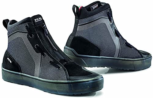 TCX IKASU WP, Scarpe Moto Impermeabili Uomo, Nero/Reflex, 43 EU