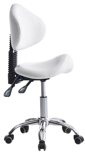 Sattelhocker, Rollstuhl mit Rückenlehne, Ästhetikerstuhl für Wimperntechnik, Salon, Zahntätowierung, Künstler, Wimpern, Ästhetiker, Friseur, Medizin, Geschäft, ergonomischer Hocker, verstellbar