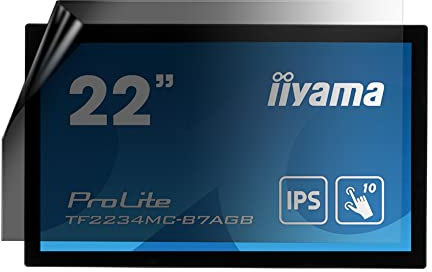 Celicious Privacy Lite 2-Way Anti-Glare Anti-Spy Filter Screen Protector Film Compatible with iiYama ProLite 22 (TF2234MC-B7AGB)
