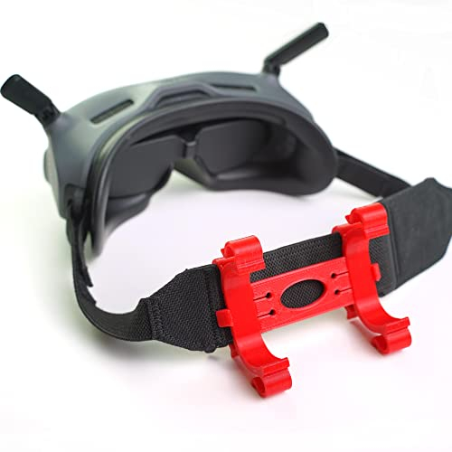 Batterie Halterung passend für DJI Goggles 2/ V2 FPV Brille (für Avata, DJI FPV Drohne) (Rot)