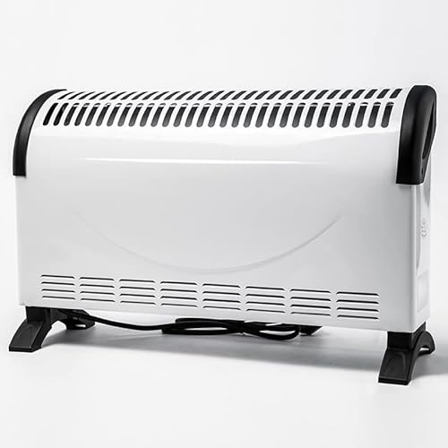 Elektroherd Konvektor 1800 Watt - Mobilheizung Elektroherd - energiesparend - Kammerofen - Heizlüfter weiß