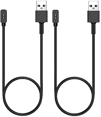 Austuo 2-Pack Compatible with Xiaomi Mi Band 8 /Redmi Band 2 Charger,for Miband 8 USB Charging Cable Dock 3.3ft 100cm - Fitness Tracker Accessories