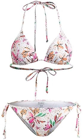 Roxy Printed Beach Classics - Triangle Bikini für Frauen Weiß