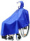 Yuehuamech Rollstuhl Cape Poncho Wasserdicht Regen Poncho Reflektierende Erwachsene Mobilität Regen Cape mit Kapuze Regenmantel Kleidung für ältere Behinderte Elektrorollstuhl 115cm/ 45. 3inch