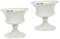 Yardwe 2st Alte Vase Urne Blumenvase Säulenblumentopf Hohe Blumenvase Pflanzgefäße Für Die Haustür Kleine Blumentöpfe Hochzeitsdekoration Outdoor-dekor Ornamente Schmiedeeisen Spalte Weiß
