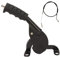 Freno de Mano con Palanca de Freno Delantero, Manija de Palanca de Freno de Metal ABS con Cable Manija de Freno Delantero Palanca de Freno de Mano para Kart ATV Moto Vehículo