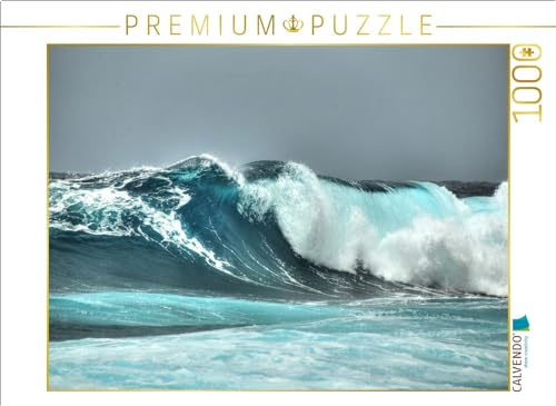 CALVENDO Puzzle Wellen in Baia das Gatas | 1000 Teile Lege-Größe 64 x 48 cm Foto-Puzzle für glückliche Stunden