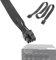 Luckxing Cavo scheda grafica VGA | Connettore di alimentazione scheda VGA a 8 pin - 8P a 6+2P Flat PCIe, cavo grafico VGA per schede grafiche
