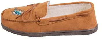 FOCO Forever Collectibles Championship NFL American Football International Fan Hausschuhe Mokassin Slippers Pantoffeln (XL, MIAMI DOLPHINS)