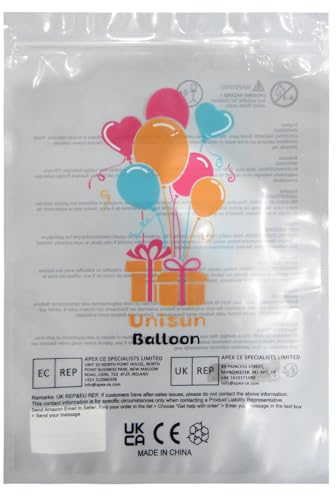 Unisun Metallic Blau Luftballons 100Pcs, 12 Zoll Chrom Blau Latex Ballons Pack für BlaueThema Ballon Bogen Kit Geburtstag Hochzeit Baby Shower Karneval Veranstaltungen Party Dekorationen