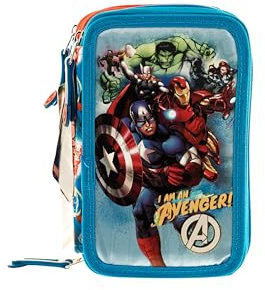Marvel Federmappe Kinder-Etui Avengers Etui mit Inhalt