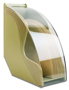 Kaffeefilterhalter Aufbewahrung Kaffeefilter Papierspender Box mit Staubdichter Abdeckung mit Abdeckung für Filtergrößen 1&2 und 4 V60 und Kegelkaffeefilter (grün)