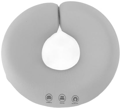 Sonew Face Down Kissen, Breathe Easy Kopfstützen Gesichtskissen/Gesichtskissen Als Heimmassage Kopfstütze, Gesichtsruhekissen Zum Schlafen (Grey)