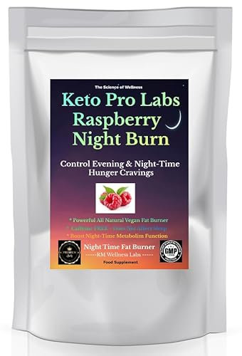 Keto Pro Labs Raspberry Night Burn - Appetite Suppressant - Control Evening and Night Time Hunger Cravings - 60 Tablets
