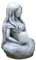 GOBIWM Mondgöttin Statue Harz Göttin Figur Ornament Abstrakte Kunst Handwerk Skulptur Zuhause Zimmer Dekorationen 8 x 5 x 4 cm