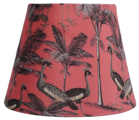 Pantalla de lámpara E27 E14, pantalla de tela de terciopelo decorativa barril de reemplazo para lámpara de pie de mesa, 4,3 x 6,7 x 5,1 pulgadas (pavos real)