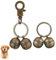 2 Set Campanellino Extra Rumorosi per Cani Gatti Campanelli, Campanello extra forte per cani e gatti, localizzatore di animali domestici e falconeria, ciondoli in ottone resistente