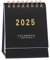 NOPKESV 1 Stück Mini-Tischkalender 2025.01-2026.06,Kleiner Stehkalender mit Aufklebern,Mini Desk Calendar für Home Office School