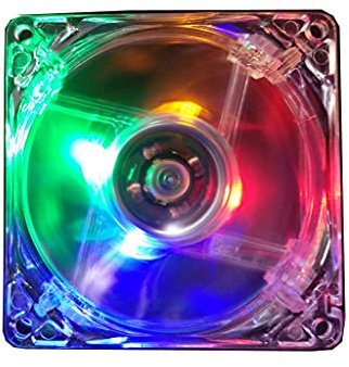 Raffreddatori CPU Radiatori RGB LED 80mm per Case Fan Edizione Silenziosa Alta Colorato Telaio Fan per PC Casi CPU