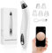 DSXVJHD Extracteur de points noirs, nettoyeur de pores du visage WiFi avec caméra HD 1080p, outil de retrait de points noirs visible avec 3 modes de puissance d'aspiration, 5 têtes d'aspiration, kit