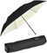 doppler Paraguas plegable Zero 99 – Peso de sólo 99 gramos – Estable – Resistente al viento – 21 cm, Negro-marfil - Protección UV, 90 cm