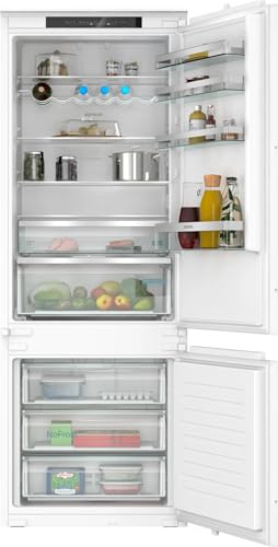 SIEMENS KB96NVSE0 - Frigorifero combinato, installazione incasso, 383 litri, no frost, classe energetica F
