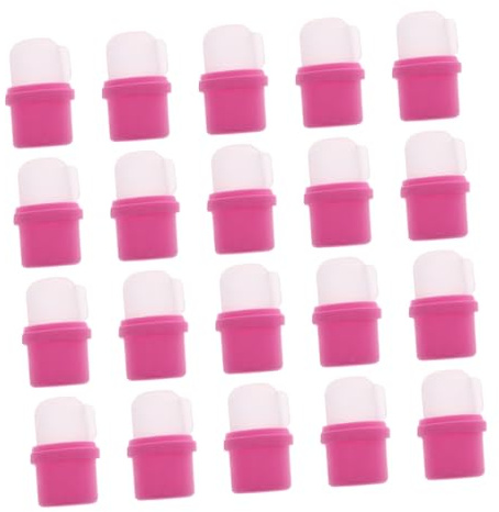 LOLIPPYY Professionelle Nagel Entferner Nagelabdeckungen 20 Stück Wiederverwendbar Tragbare Soak off Caps Für Nagelpflege Nagelstudio Nailart Werkzeug
