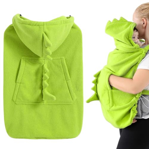 Babytragebezug | weicher Windschutz für Babysitz | Pilgerine mit Kapuze für Babytrage | für Spaziergänge im Freien, Reisen, Urlaub, Transport
