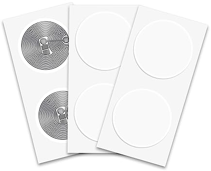 13 Stück NFC Sticker NFC Tags NTAG215 NFC Aufkleber NFC Tag Sticker,504 Byte Speicher,NFC 215 Tag Compatible with iPhone Short Commands iOS App/Homekit & Android Smartphone Apps