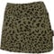 GURU SHOP Minirock aus Bio-Baumwolle, Hüftschmeichler, Organic Yoga Rock - Olive, Damen, Size:L/XL