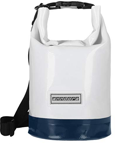 anndora Packsack Tarpaulin 5 L Seesack wasserdicht weiß - Dry Bag