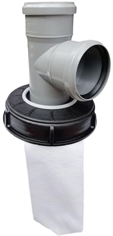 FN-Technik IBC Filtre à eau de pluie DN 150 HT Dérivation DN 75 feutre