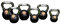 Kettlebells AGYH Gusseisen Matte Anti-Rutsch-Griffen for Core Training Krafttraining Muskeltraining, 4 Kg / 6 Kg / 8kg / 10 Kg / 12 Kg / 16 Kg / 20 Kg (Size : 20kg/44.1lb)