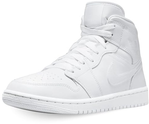 Nike Jordan Youth Air 1 Mid GS 554725 073 White Shadow - Size 7Y