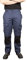 Security Lines Men's Highland Multibolsillos Work Pants Pantalones de Seguridad con Cremallera YKK Pantalones elásticos tamaño de Cintura - 34 a 60 (Azul Petroleo/Negro, 42)